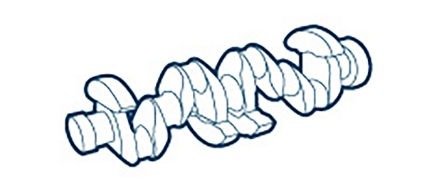 Kurbelwelle - 07 0300 814004 OE Germany